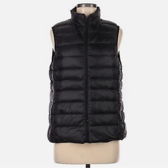 Sarin Mathews Womens Ultra Lightweight Down Vest Outdoor Puffer Vest - Picture 3 of 5